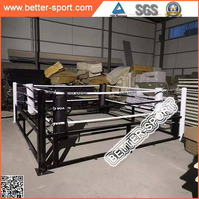 Movable portable folded boxing ring