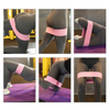 resistance band assisted hip stretches glute with hip circles workout bands