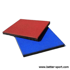 Interlocking Rubber Gym Tile Shock Absorbing For Fitness Floor